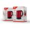 Чайник BQ KT1715P Red-Black. Мощность:1800 Вт/Объем 1,7л/ Двухслойный корпус, внутренная колба из нержавеющей стали препятствует соприкоснавению пластика с кипящей водой, внешняя поверхность выполнена из высококачественного пластика - корпус не нагре