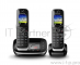 Р/Телефон Dect Panasonic KX-TGJ322RUB черный (труб. в компл.:2шт) автооветчик АОН