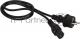 Шнур питания Lanmaster LAN-PP13L/SH-0.5-BK C13-Schuko проводник.:3x0.75мм2 0.5м 220В 10А черный