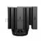 Кулер для процессора/ PCCooler RZ820 BK (289W, 4-pin PWM, 165mm, Al/Cu, 4x8mm+4x6mm, 1x140mm+1x150mm, 71.9CFM/86.7CFM, 27.1dBA/32dBA, 1500RPM/2200RPM, S: 1851/1700/1200/20XX/115X, AM5/AM4, black)