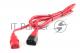 Кабель питания Cablexpert Россия PC-189-VDE-R-1.8M, C13-С14, 3x0.75мм2, 10A, с заземлением, медь, 1.8м, красный, пакет