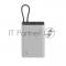 Внешний аккумулятор ZMI 10000mAh Powerbank with build-in Charging Cable P17 Gray