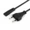 Кабель питания Cablexpert PC-184-VDE-3M, CEE 7/16-C7, 2х0.75мм2, 2.5A, VDE, 3м, черный, пакет