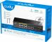 Коммутатор Cudy GS1010PS2, (L2) 10x1Гбит/с 2xКомбо(1000BASE-T/SFP) 2SFP 8PoE 120W, неуправляемый