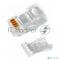 Разъем Rexant RJ-45(8P8C) под витую пару, UTP, CAT 6, с вставкой (50шт)