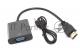 Переходник с кабелем HDMI  на VGA плюс аудио
