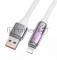 Кабель USB HOCO U136 Prize, USB - Lightning, 2.4А, 1.2м, белый