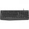 Проводная Клавиатура Philips SPK6237, USB 2.0 104 клав, высокие кн., русская заводская раскладка, чёрный
