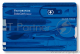 Швейцарская карта Victorinox SwissCard Classic (0.7122.T2) синий полупрозрачный коробка подарочная