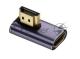 Переходник HDMI угловой  папа-мама вправо