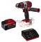 Дрель-шуруповерт Einhell PXC TE-CD 18 Li Brushless аккум. патрон:быстрозажимной (4513850SET)