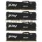 Память DDR5 4x32GB 5600MHz Kingston KF556C40BBAK4-128 Fury Beast Black RGB RTL Gaming PC5-44800 CL40 DIMM 288-pin 1.25В dual rank с радиатором Ret