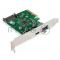 Контроллер ExeGate EXE-320-1A1C (PCI-E x4 v3.0, USB3.2 Gen2 1xType-A + 1xType-C ext., SuperSpeed+ скорость до 10 Гбит/с, разъем доп.питания, ASMedia Chipset ASM1142)