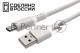 Кабель USB2.0 Cablexpert (RU) AM/Type-C CCP-USB2-AMCM-1M-RU-W, 3A, 36Вт, QC3.0, медь, двойной экран, 1м, белый, пакет