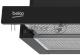 Вытяжка телескопическая Beko BHNT613R4CB управление механическое, черный