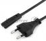 Кабель питания Cablexpert PC-184/2-1.5M black (1.5м, CEE 7/16-C7, 2х0.5мм2, 2.5А) (PC-184/2-1.5M)