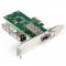 Комплект: Сетевой адаптер SFP ExeGate EXE-i210-F1 + Трансивер Multi-Mode до 550м EXT-1G-MM850-LC2-550M (EX296228RUS: PCI-E x1 v2.0, порты 1x SFP (10/100/1000Mb/s), Gigabit Server NIC Intel Chipset I210-F1 + EX298329RUS: Tx:850/Rx:850 нм, до 500 м, ра