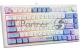 Игровая клавиатура проводная Defender Novis GK-318 RU,бел/гол,80кн+FN,радуж,1.5м
