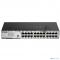 Неуправляемый коммутатор D-Link DGS-1024D/J1A с 24 портами 10/100/1000Base-T