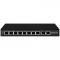 Неуправляемый коммутатор TRASSIR TR-NS1410-120-8POE с 8 PoE портами (10/100/1000 Мбит/с (Base-T)) 2 Uplink (10/100/1000 Мбит/с (Base-T)), стандарты PoE EEE802.3af, EEE802.3at, EEE802.3bt, максимальная мощность на порт 90Вт, общая - 120 Вт.