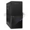 Корпус Minitower ExeGate BA-201-UNS400 (mATX, БП UNS400 с вент. 12см, 2*USB, аудио, черный)