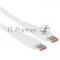 Кабель USB2.0 Hoco Type-C/Type-C, 5А, 240Вт, X93, 1м, белый, коробка