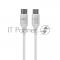 Кабель MORE CHOICE (4620202554116) K69aa 2м USB 3.0A PD 60W для Type-C Type-C- 2м , белый