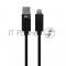 Дата-кабель MORE CHOICE (4620202554826) K87i 2м USB 2.4A для Lightning - 2м , черный
