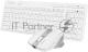 Клавиатура + мышь A4Tech Fstyler FB2800C Air2 White клав:белый/серый мышь:белый/серый USB беспроводная Bluetooth/Радио slim