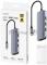 Концентратор CUDY 6-IN-1 USB-C Hub with GbE & 4K@60Hz HDMI