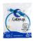 Шнур комм. Cabeus, кат. 5е, неэкр., U/UTP, RJ45/RJ45, LSZH, AWG24, 0.5м, синий