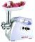 Мясорубка Kelli KL-5004 белый ЭЛЕКТРОМЯСОРУБКА Мощность: 1600Вт Защита двигателя от перегрева, большой пластиковый поднос, пластиковый толкатель, прочный металлический шнек, 2 отрых ножа из высококачественной нержавеющей стали, резиновые ножки для до