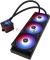 Водяное охлаждение для процессора/ Water Cooling System Thermalright Frozen Warframe 360 Ultra Black Argb (360mm, Black, ARGB/ Fans: 3x120mm, 70.84CFM, 22.1dBA, 2000RPM/ Pump height 60mm, 23dBA, 3000RPM, Rad thickness 27mm/ S: 1200, 1700, 1851, 2011,