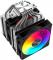Кулер для процессора/ CPU Cooler SAMA A60L (265W, 4-pin PWM, 156.5mm, 6x6mm, ARGB, 2x120mm, 78CFM, 29dBA, 2200RPM, S: 1851/1700/1200/115X, AM5/AM4, silver)