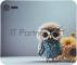 Коврик для мыши Cactus Owl gray рисунок 300x50x3мм (CS-MPC-D12M)