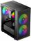 XASTRA Корпус A305M 3ARGB Black mATX/Mesh/ tempered glass / 2x140mm + 1x120mm ARGB PWM fans/ Door/  A305M-2FC14A-1FC12A-D