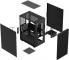 XASTRA Корпус A307M 2BK SI Black mATX/Mesh/Metal left panel / 2x120mm PWM FC black fans/ A307M-2FC12BK-SI