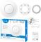 Точка доступа Wi-Fi CUDY BE3600 Wi-Fi 7 2 5G Access Point BE3600 Dual Band Ceiling Mount Wi-Fi 7 Access Point, Chipset Broadcom, 802.11be/ax/ac/a/b/g/n, 2880Mbps at 5GHz +688Mbps at 2.4GHz, 1 x 2.5G RJ45 Port, MU-MIMO, Support 12V DC or  802.3at PoE 