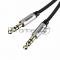 Кабель Baseus CAM30-CS1 Yiven Audio Cable M30 AUX 3.5mm (M) to AUX 3.5mm (M) 1.5m Silver+Black