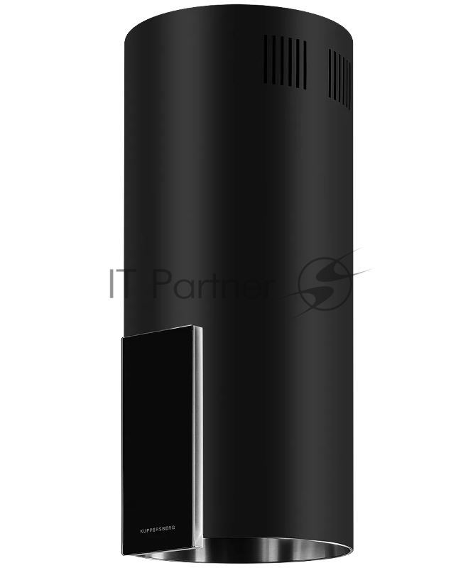 Вытяжка Kuppersberg MOTUBA B островная, ширина 39, отвод/рециркуляция, 1000м3/час, электронное сенсорное управление, таймер на отключение, 4 ступенчатая регулировка скорости, светодиодное освещение 4x3 Вт, черный