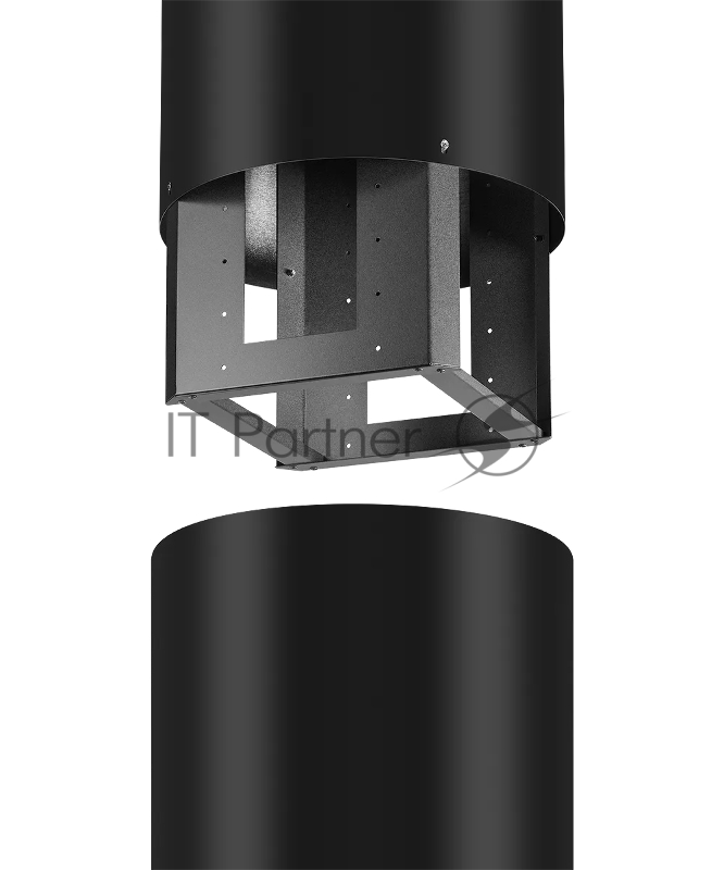 Вытяжка Kuppersberg MOTUBA B островная, ширина 39, отвод/рециркуляция, 1000м3/час, электронное сенсорное управление, таймер на отключение, 4 ступенчатая регулировка скорости, светодиодное освещение 4x3 Вт, черный