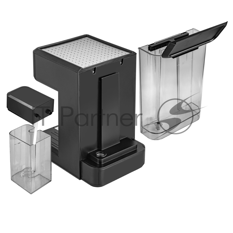 Кофеварка рожкового типа электрическая Endever Costa-1091, объем-1,8л, цвет черный/стальной, мощность 1350 Вт, давление 20 бар, 2 шт/уп
