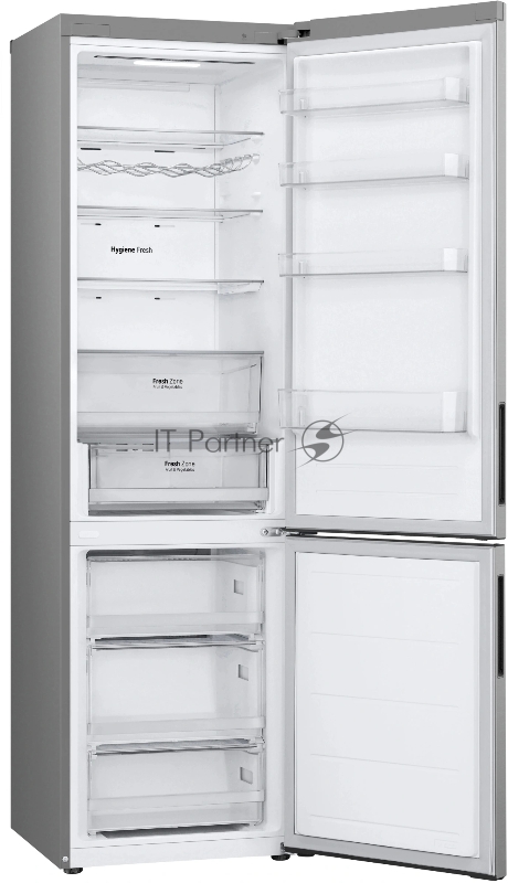 Холодильник LG GC-B509ANMW 2-хкамерн. серый инвертер