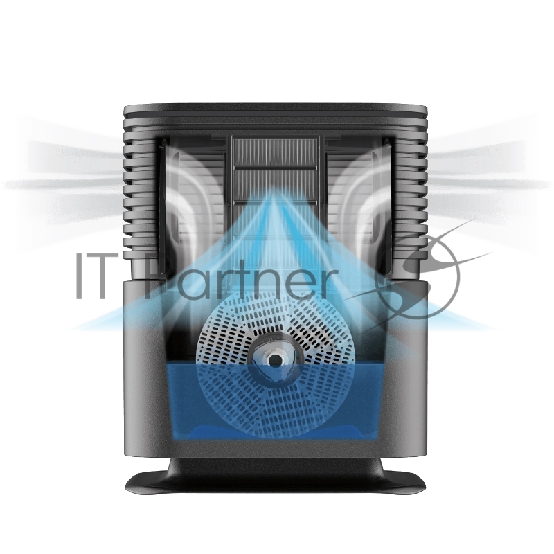 Увлажнитель-очиститель воздуха Venta AeroStyle Compact AW735, черный / 50 кв.м
