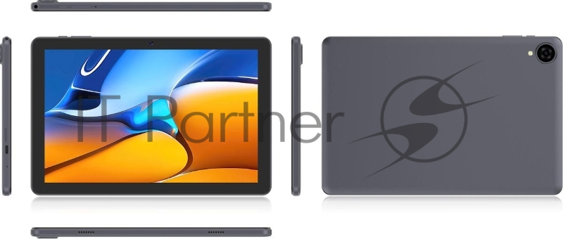 Планшет Digma Z10 SC9863A (1.6) 8C RAM3Gb ROM32Gb 10.1 IPS 1280x800 4G Android 15 Go серый 5Mpix 2Mpix BT WiFi microSD 256Gb 6000mAh 255hrs