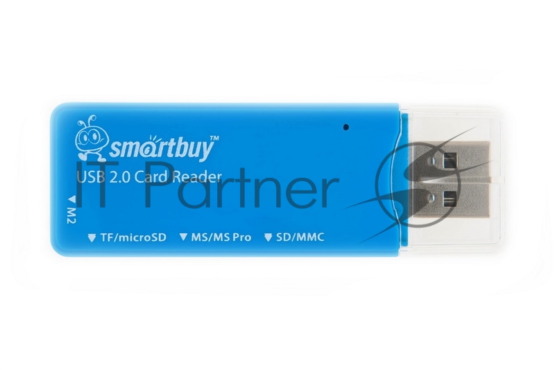Картридер Smartbuy голубой (SBR-749-B)