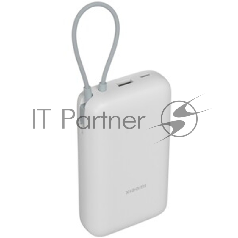 Мобильный аккумулятор Xiaomi BHR9738GL 20000mAh QC3.0/PD2.0 22.5W 3A USB-A/USB-C светло-серый