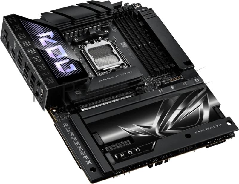 Материнская плата ASUS ROG CROSSHAIR X870E HERO BTF AM5 ATX 4xDDR5 PCIEx16 PCIEx4 5xM.2 4xUSB-C HDMI 5GLAN 2.5GLAN Wi-Fi 7