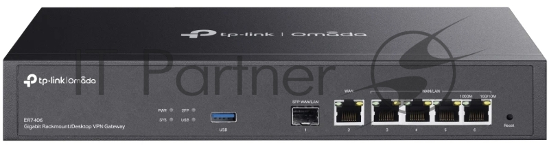 Маршрутизатор Omada Gigabit Rackmount/Desktop VPN Gateway