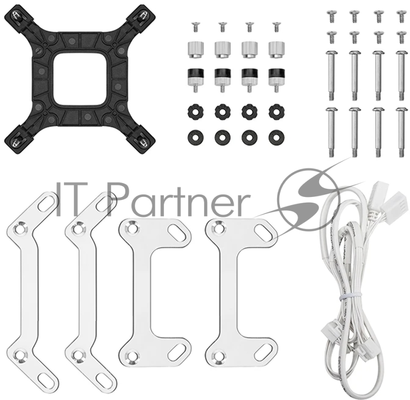 Система водяного охлаждения Deepcool LM240 WH ARGB Soc-AM5/AM4/1200/1700/1851 белый 4-pin 19-36dB Al LCD 220W 1404gr Ret (R-LM240-WHDMMC-1)